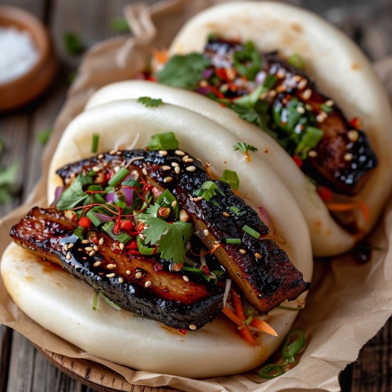Smoky BBQ Pork Belly Gua Bao